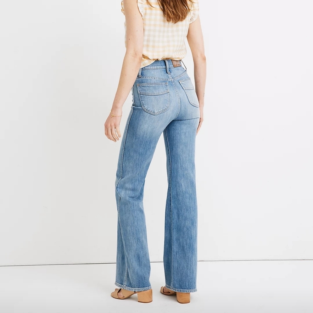 NWT Madewell 11" High-rise Flare Jeans sz 28